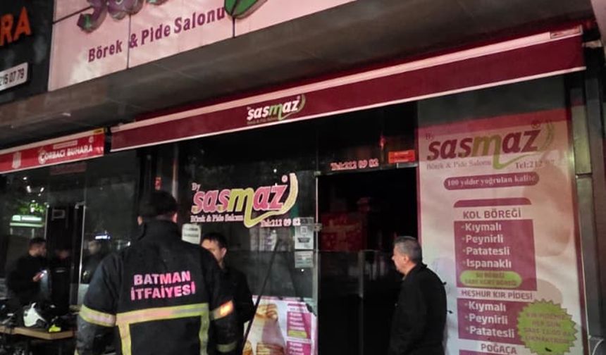 Börekçi Dükkânında Yangın Çıktı