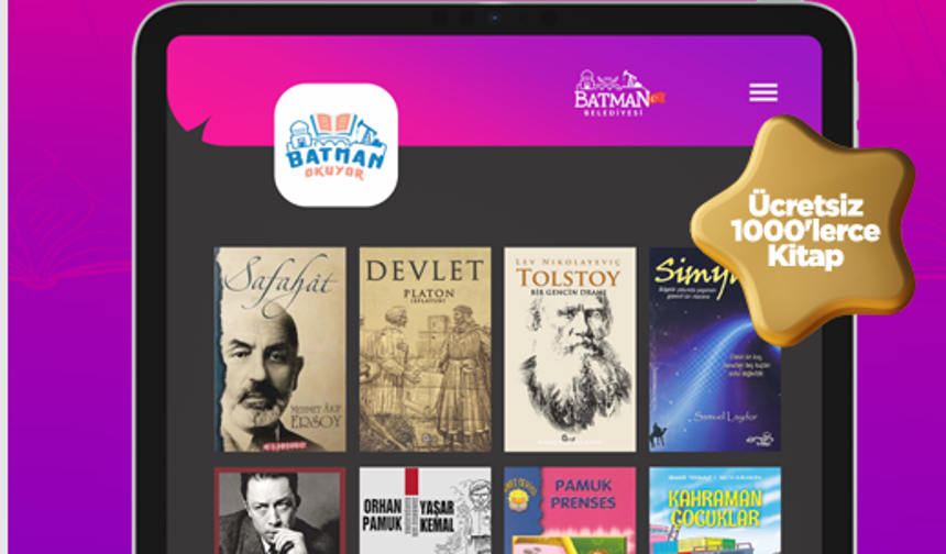 BATMAN OKUYOR” PROJESİNİ HAYATA GEÇİRİYOR