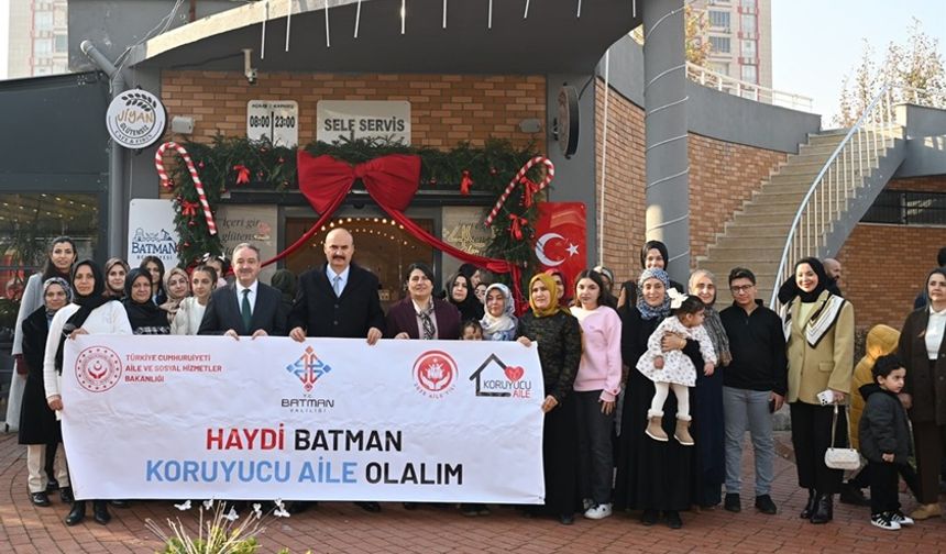 Batman’da Gönül Elçileri ve Koruyucu Aileler Kahvaltıda buluştu