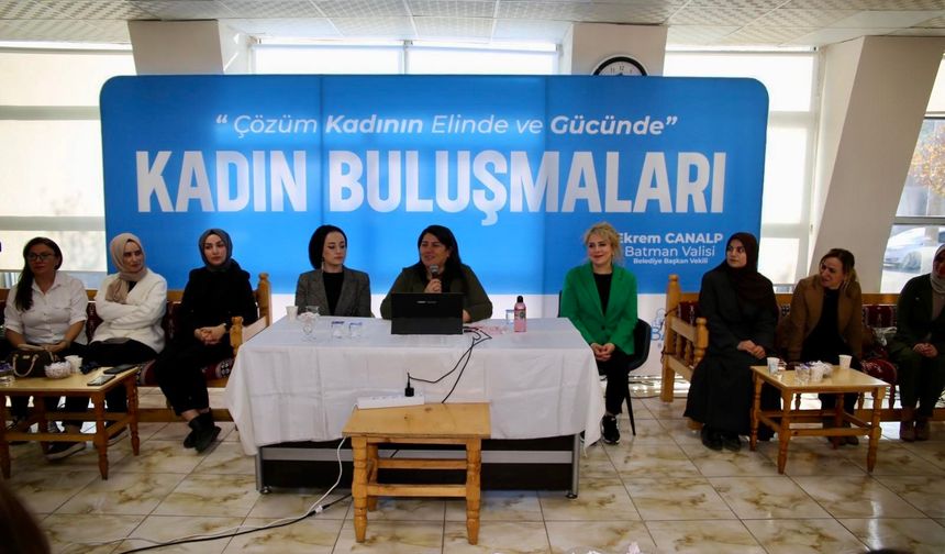 Batman’da 'Çözüm Kadının Elinde ve Gücünde' Buluşması