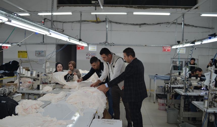 SGK’dan Tekstil İşletmesine Rehberlik ve Bilgilendirme Ziyareti