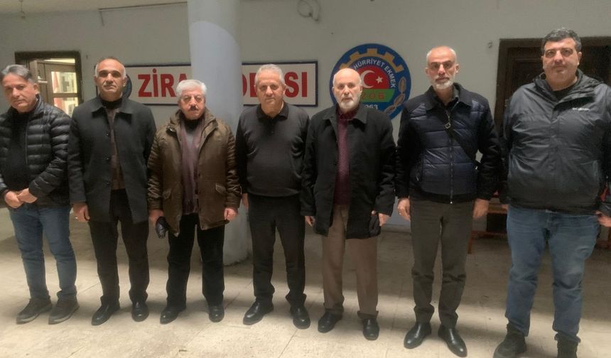 Batman Ziraat Odası’na 10 Ocak Ziyareti