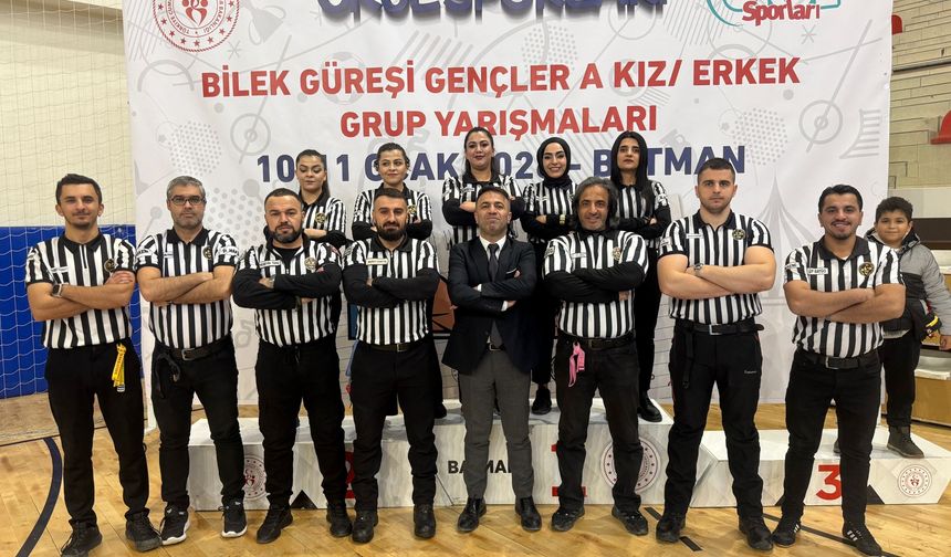 Batman’da Bilekler Konuştu: 13 İlden 380 Sporcu Ter Döktü