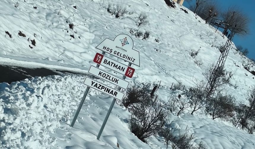 Batman'ın iki ilçesinde eğitime kar tatili