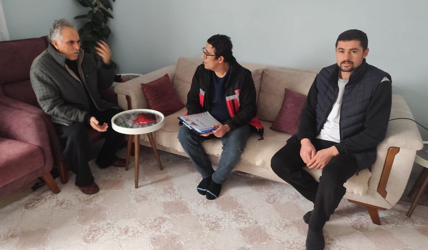 Evde Bakım Hizmetinde Gönüllere Dokunan Ziyaret