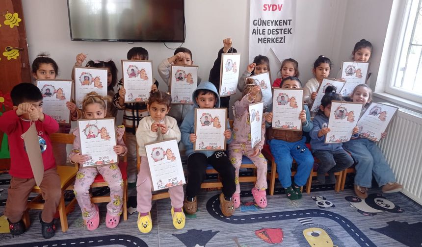 Güneykent’te Çocuklar 2026 Takvimini Tasarladı