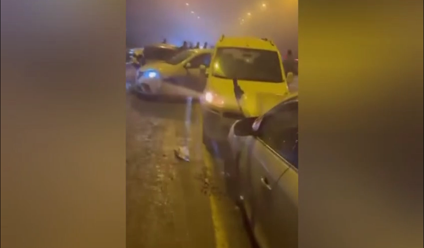 Sis ve buzlanma zincirleme kazaya yol açtı