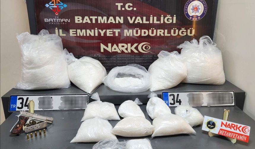 50 Kilo Metamfetaminle Yakalandı