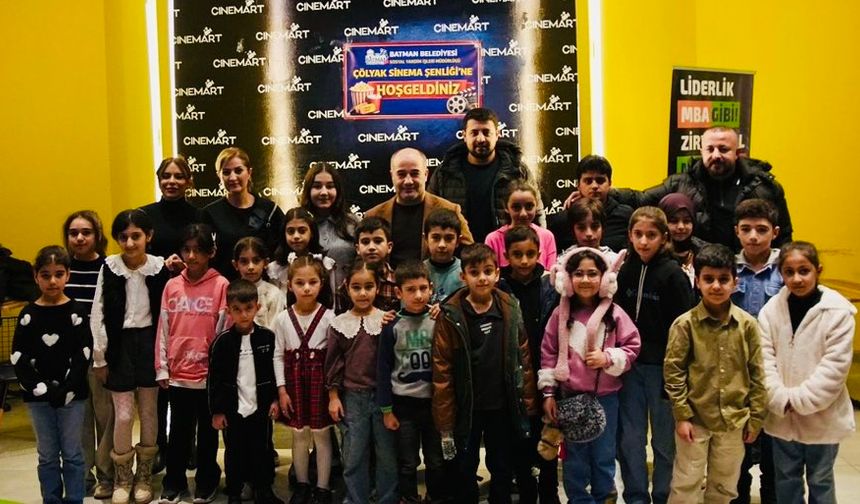 Batman’da Çölyak Hastası Çocuklar İçin Sinema Şenliği