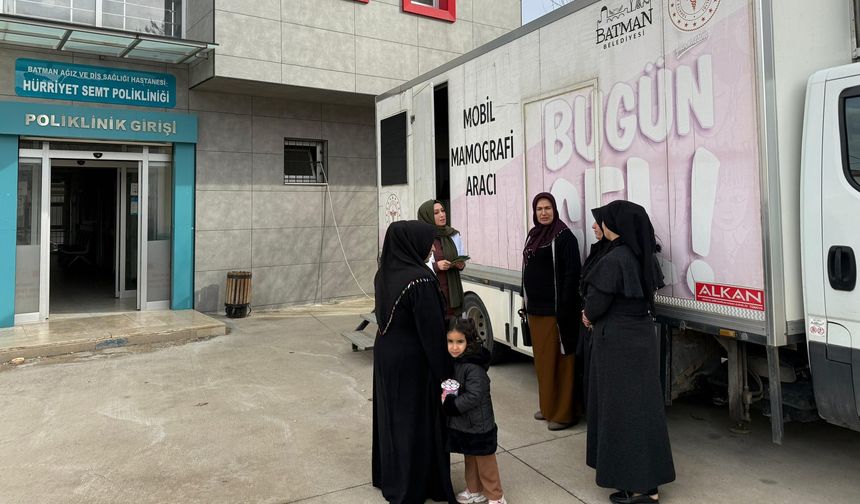 Batman’da Ücretsiz Kanser Taramaları Devam Ediyor