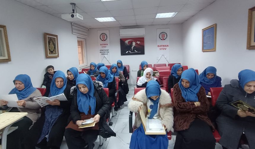 Batman'da yetişkinler için Kur'an'ı Kerim kursu