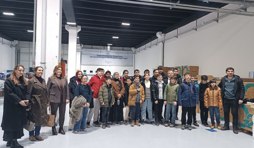 Batmanlı Gençler Geleceği Üreten Tesislerde