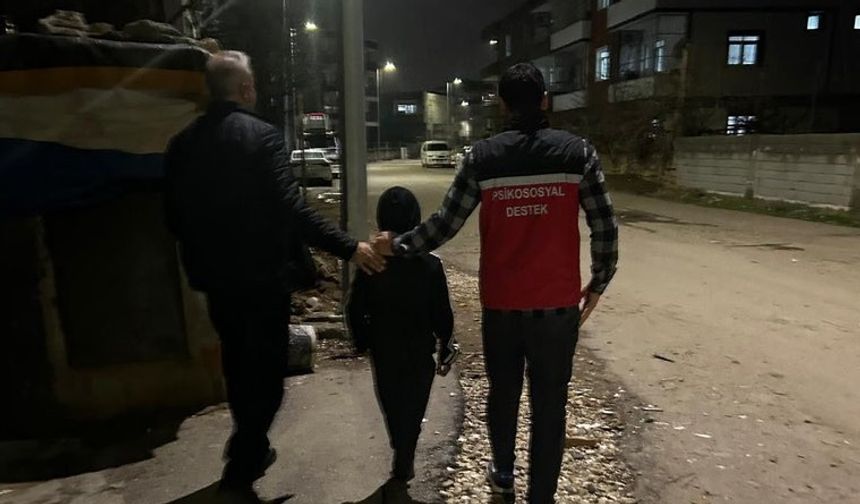 "Çocuklar Güvende" ekibi sokakları tarıyor!