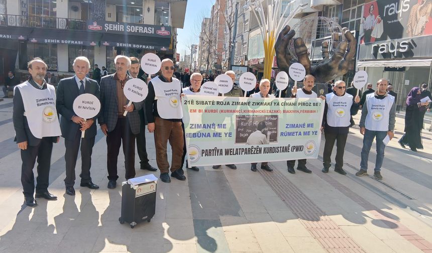 “Kürtçe Resmi Dil Olsun, Ana Dilde Eğitim Hakkı Tanınsın”