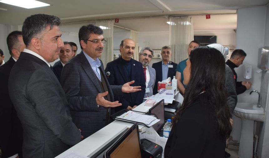 Nasıroğlu’ndan İluh Devlet Hastanesi’ne ziyaret