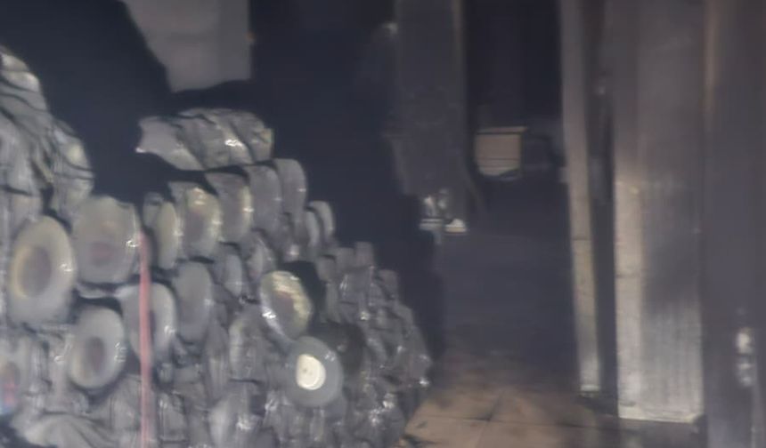 Süt Ürünleri Fabrikasında Yangın