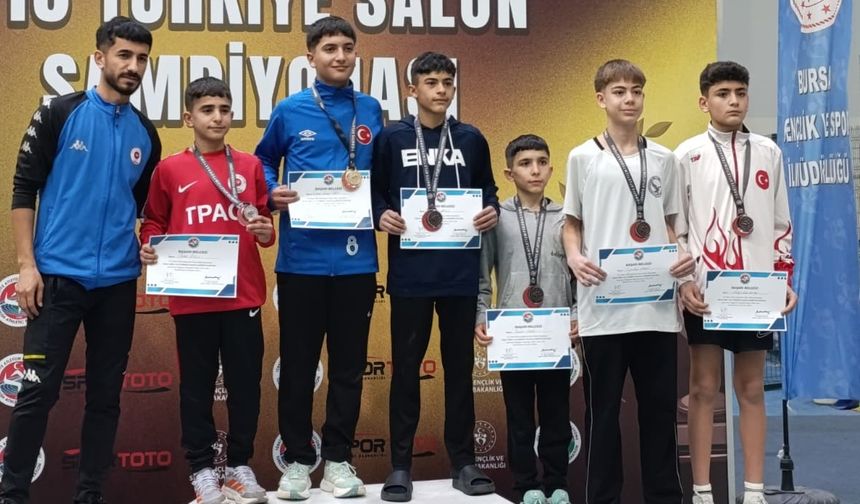 U16 Türkiye Şampiyonası’nda 4 Madalya