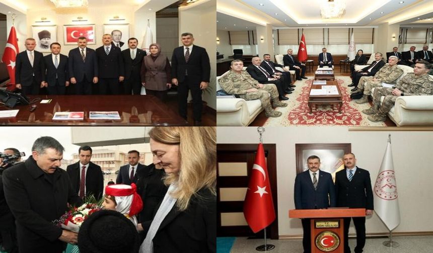 Kilerci İle İçişleri Bakanı Mustafa Çiftçi Ağrı’da!