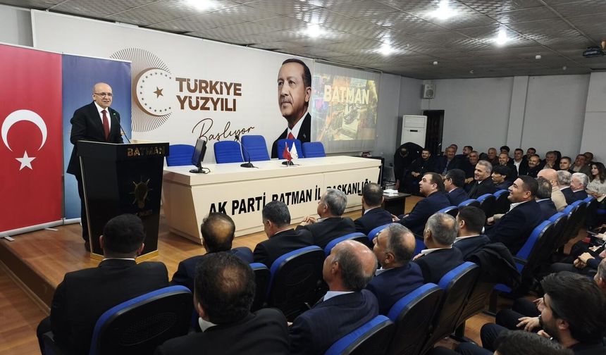 Bakan Şimşek Ekonomide Yeni Yol Haritası Teşkilatla Paylaşıldı