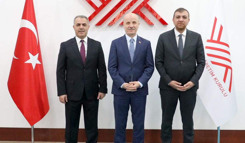 Başkan Hüseyin Şansi’den YÖK Başkanı Özvar’a Ziyaret