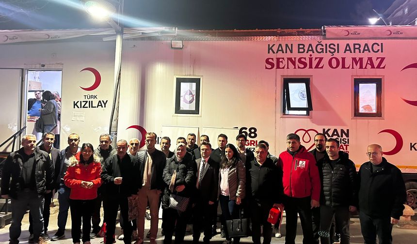Batman Defterdarlığından Kızılay’a Anlamlı Kan Bağışı