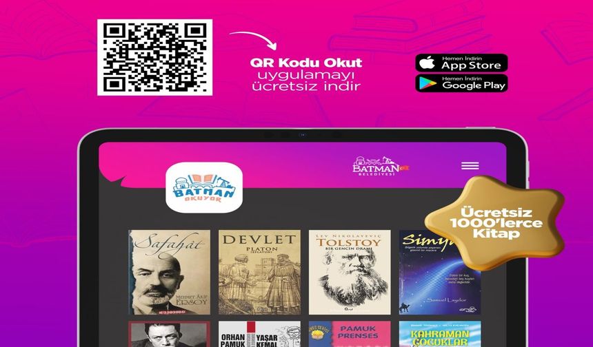 Belediyeden Mobil Dijital Kütüphane Hizmeti