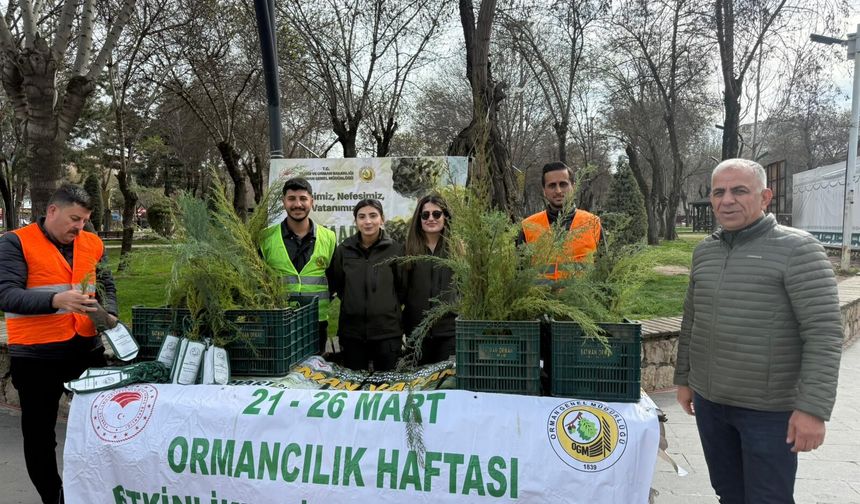 Binlerce Fidan Vatandaşlarla Buluştu