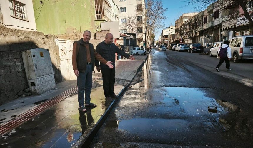 Cadde üzerindeki çukur tepki topladı