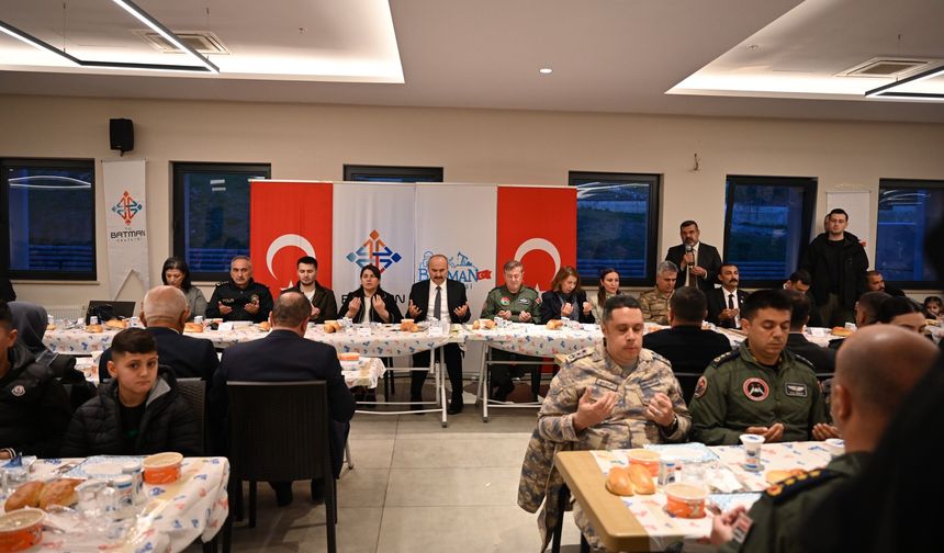 Çanakkale Ruhu Batman’da İftar Sofrasında Yaşatıldı