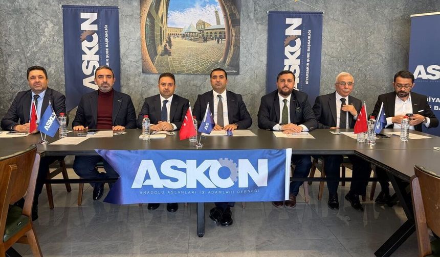 Diyarbakır’da Ekonomi Zirvesi: ASKON’dan Bölgesel Kalkınma İçin Ortak Adım