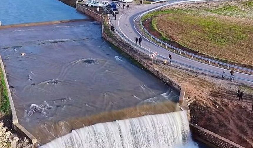 Gercüş'te Doğa Şöleni: Kırkat Göleti Taştı, Ortaya Bu Manzaralar Çıktı!