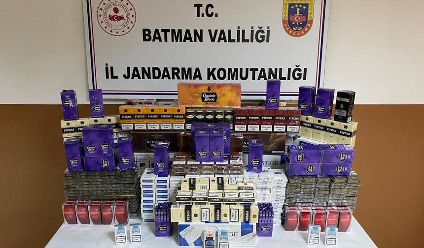 Gercüş’te Kaçak Tütün Operasyonu