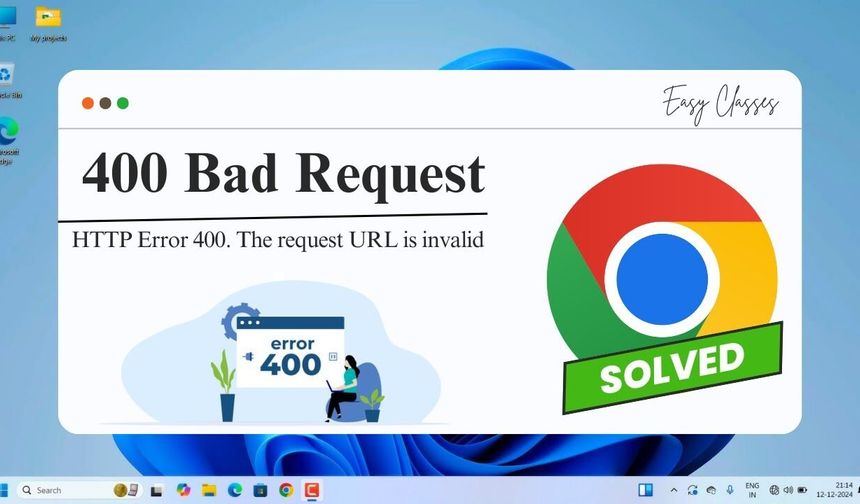 http status 400 – bad request ne demek?