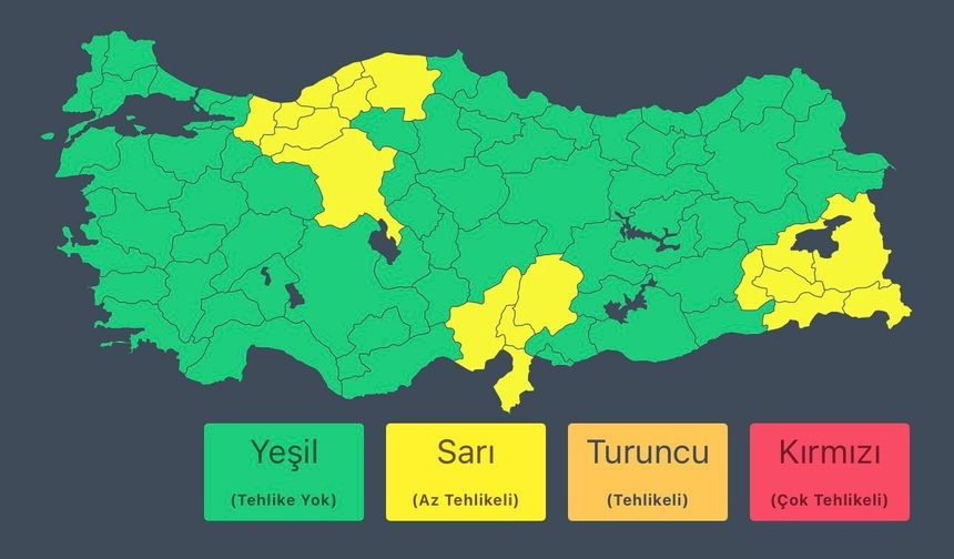 Meteoroloji Alarm Verdi: Kar, Sağanak ve Fırtına Geliyor. Bu İller Dikkat!