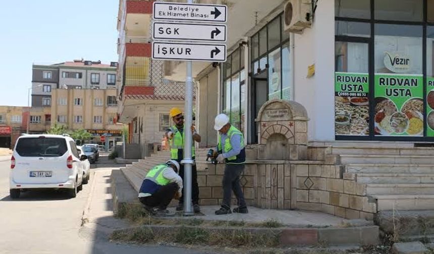 Yönlendirme Levha Çalışması Tamamlandı