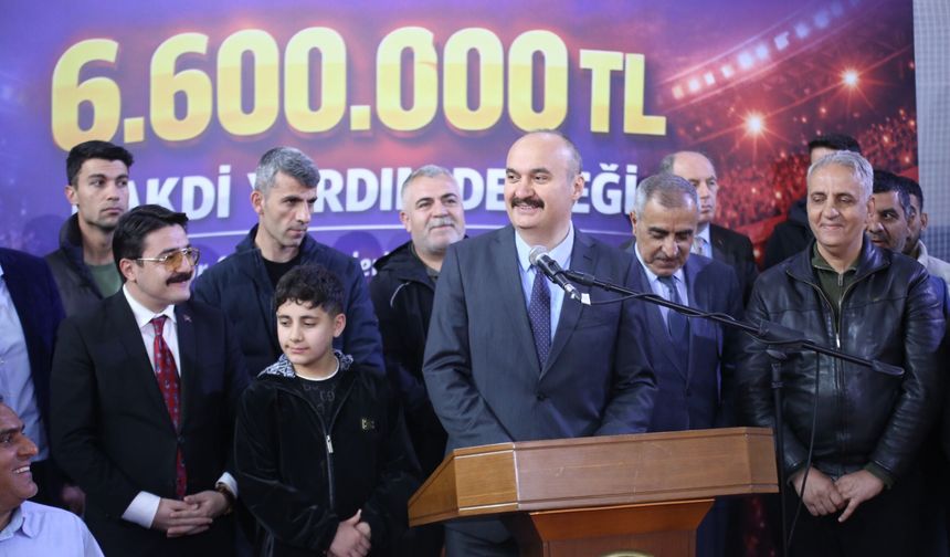 Batman’da Amatör Spora Dev Destek: 6,6 Milyon TL’lik Can Suyu!