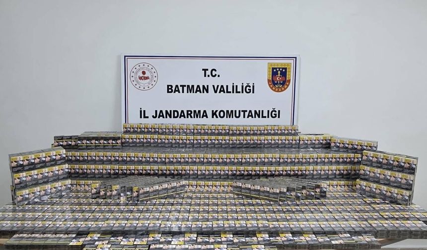 Batman’da Kaçakçılara Darbe: Binlerce Kaçak Ürün ve Silah Ele Geçirildi