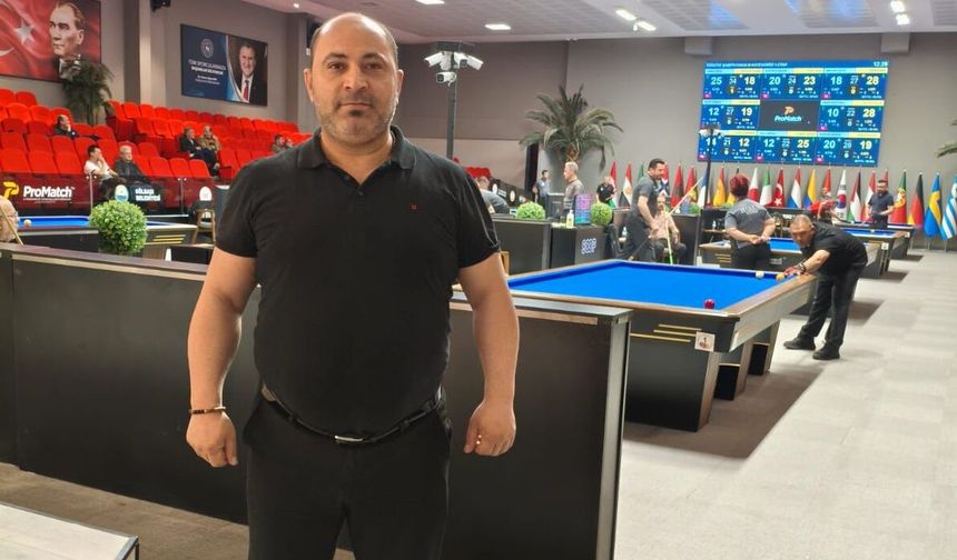 Batmanlı Bilardocu Dünya Kupası Biletini Aldı: Türkiye Şampiyonu Oldu