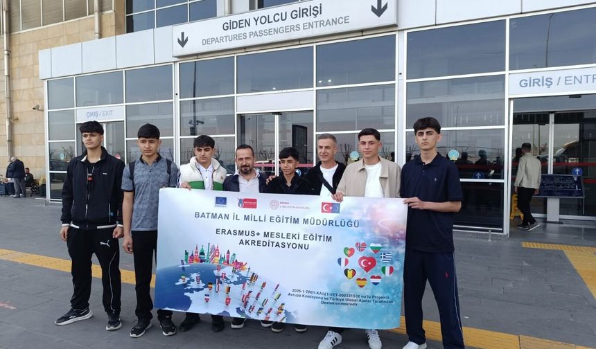 Batmanlı Öğrenciler İtalya Yolcusu: Mesleki Eğitimde Uluslararası Açılım!