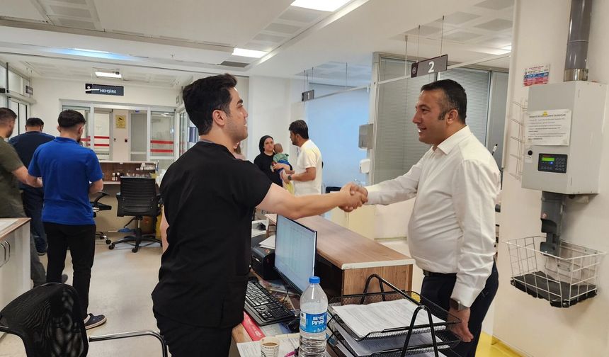 Başhekim Tunç’tan sağlıkçılara anlamlı jest!