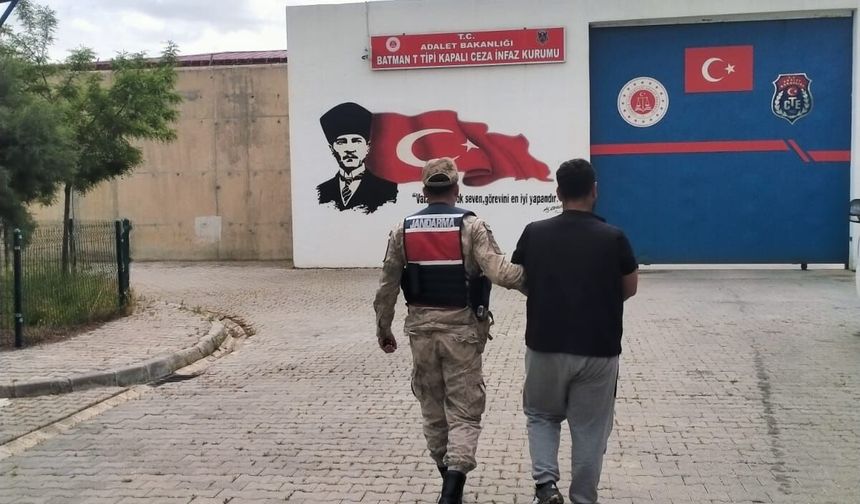 Batman’da 14 Yıl 8 Ay Hapis Cezası Olan Firari Yakalandı