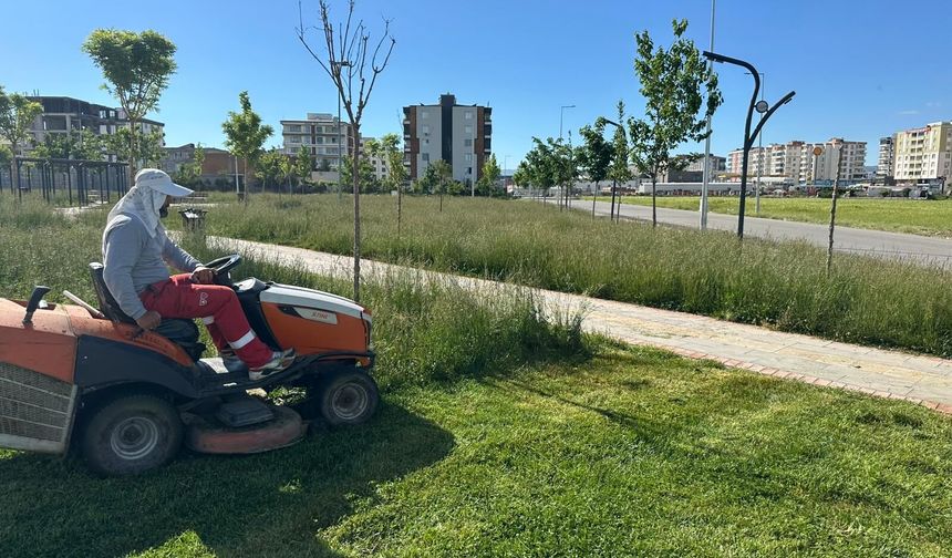 Batman’da 224 Parkta Bakım ve Çim Mesaisi Başladı