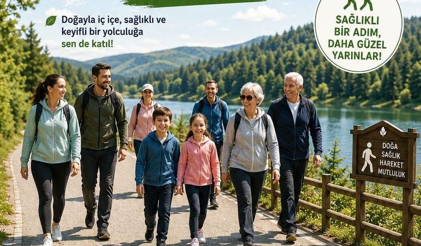 Gercüş'te Doğa Yürüyüşü: Doğa ile Buluşan Adımlar Kırkat Göleti’ne Uzanıyor