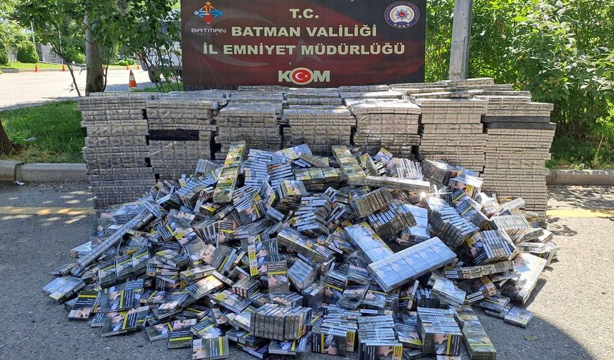 Batman’da Film Gibi Operasyon: Zuladan 14 Bin 600 Paket Kaçak Sigara Çıktı!