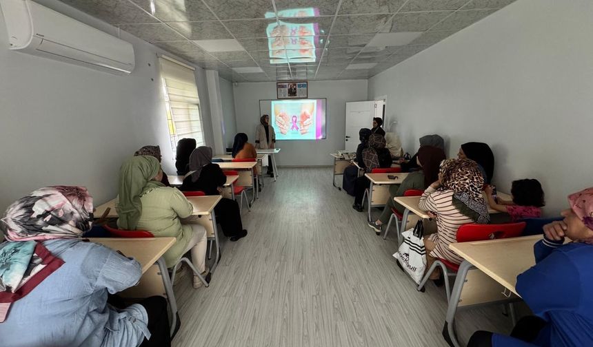 Batman’da Kadınlara Kanserle Mücadele Eğitimi
