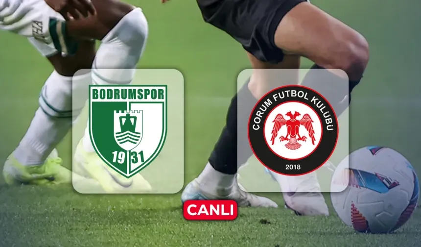 Bodrumspor Çorum FK maçı hangi kanalda, nereden izlenir? Bodrumspor Çorum FK CANLI nereden izlenir?