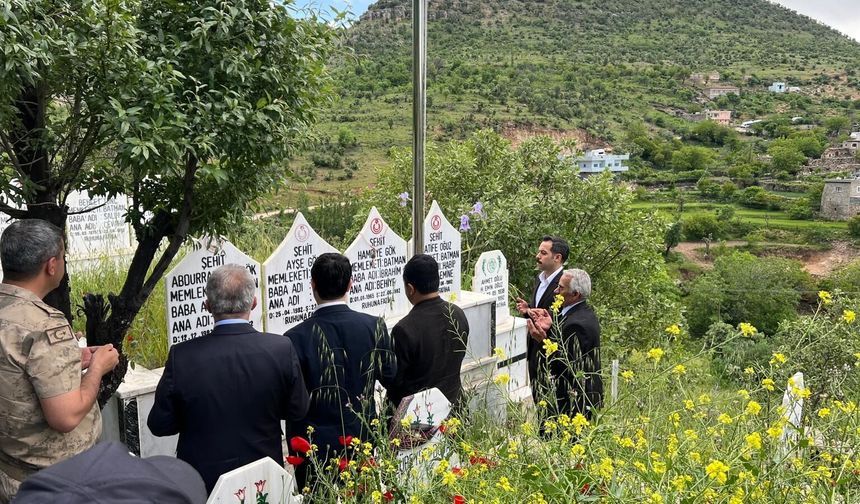 Gercüş’te Şehit Ailelerine Bayram Vefası