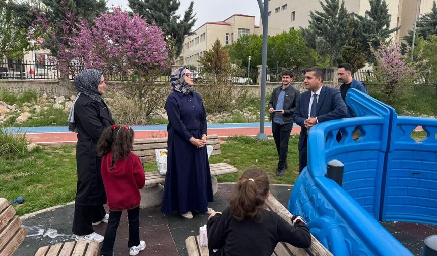 Kaymakam Böçkün 15 Temmuz Parkı’nda Sahada