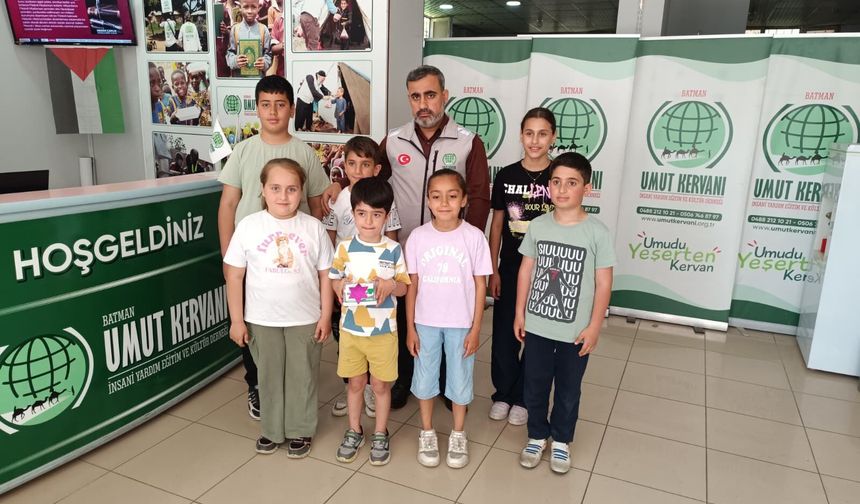 Minik Yüreklerden Gazze’ye Büyük Destek