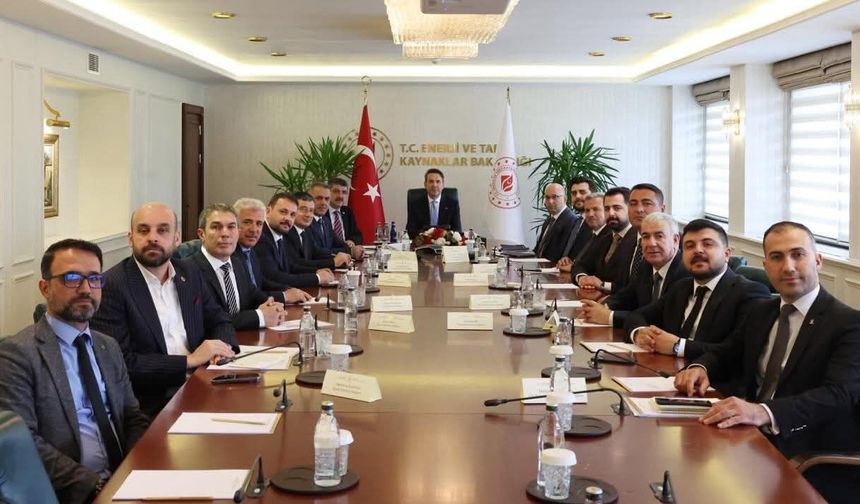 Nasıroğlu Bakan Bayraktar’la Kritik Projeleri Masaya Yatırdı